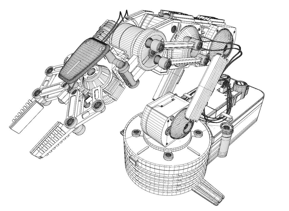 Robotic Arm Edge 3D model_29