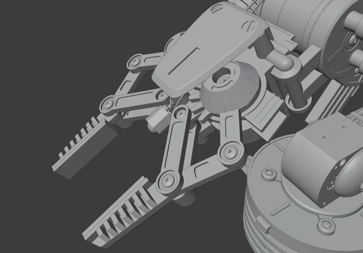Robotic Arm Edge 3D model_23