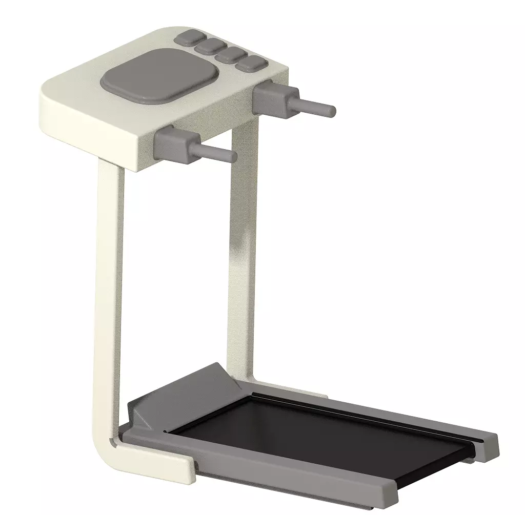 Stylish Gym Treadmill 3D print model_0