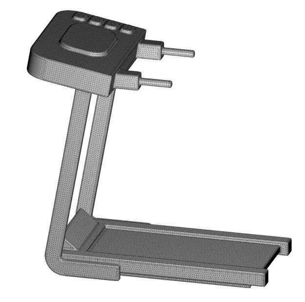 Stylish Gym Treadmill 3D print model_3