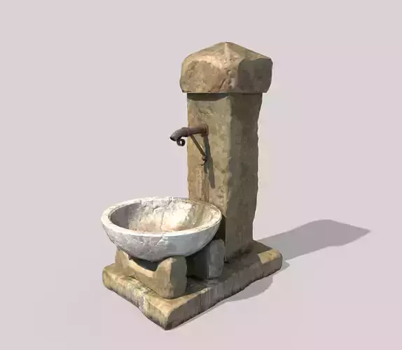 Old Stone Fountain