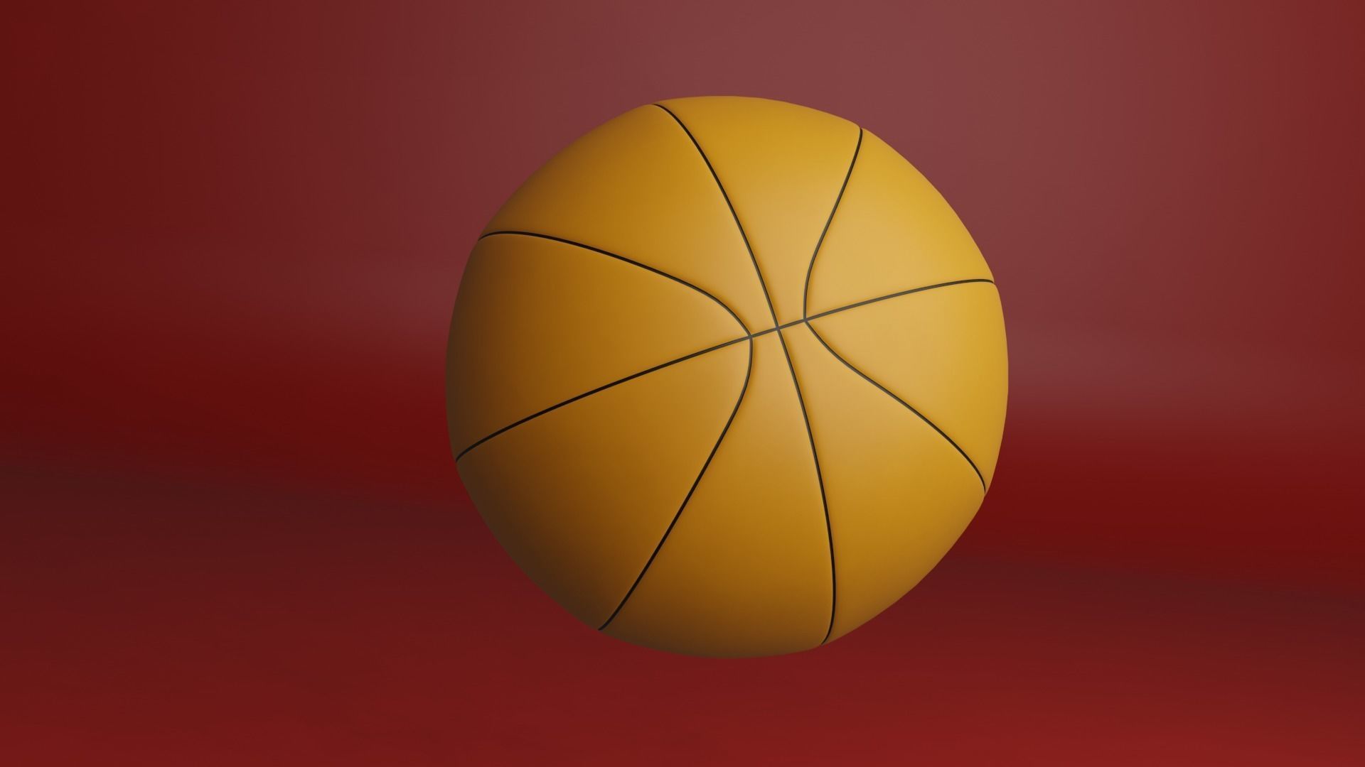 Basketball model ball 3D print model_3