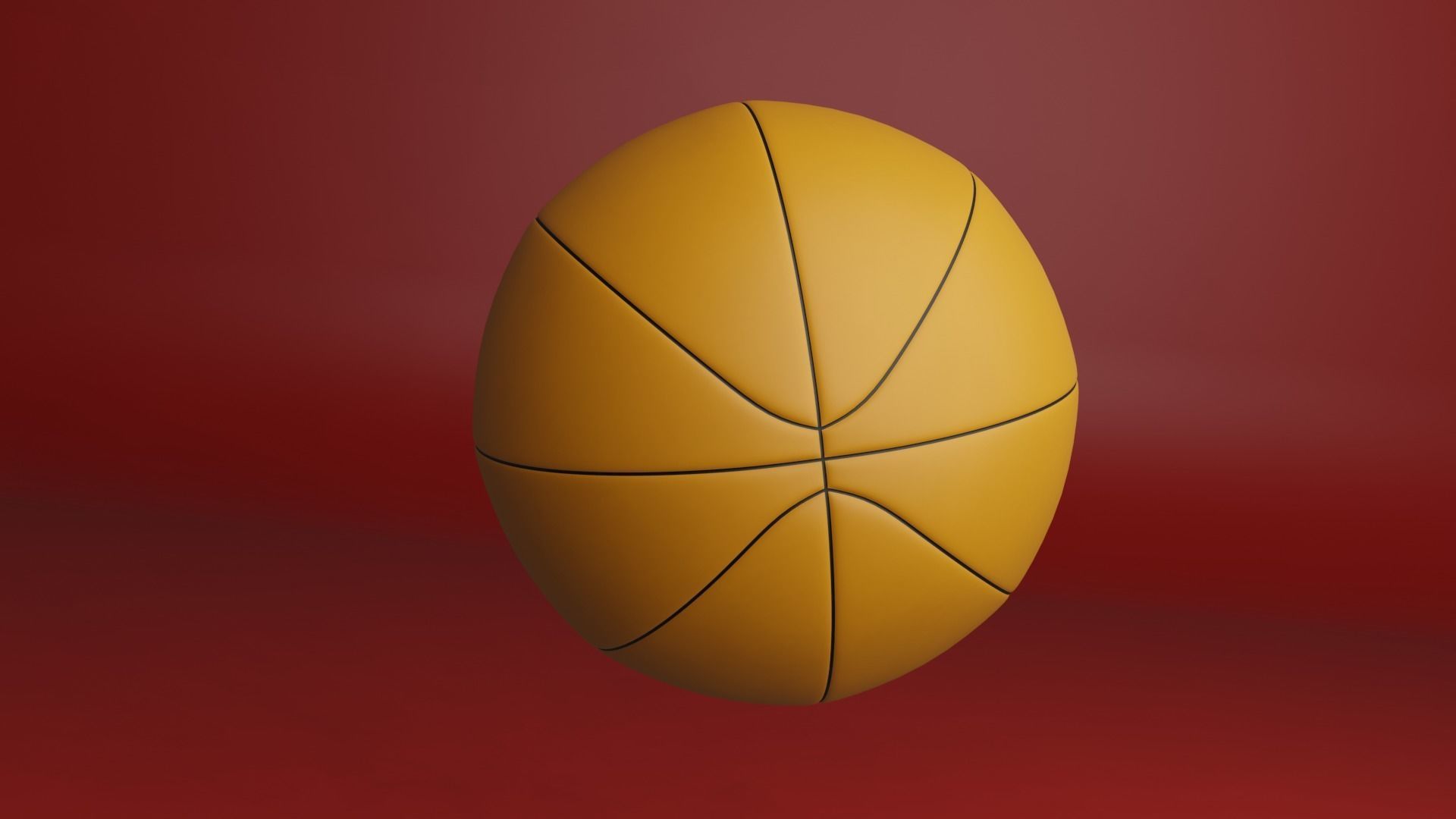 Basketball model ball 3D print model_2