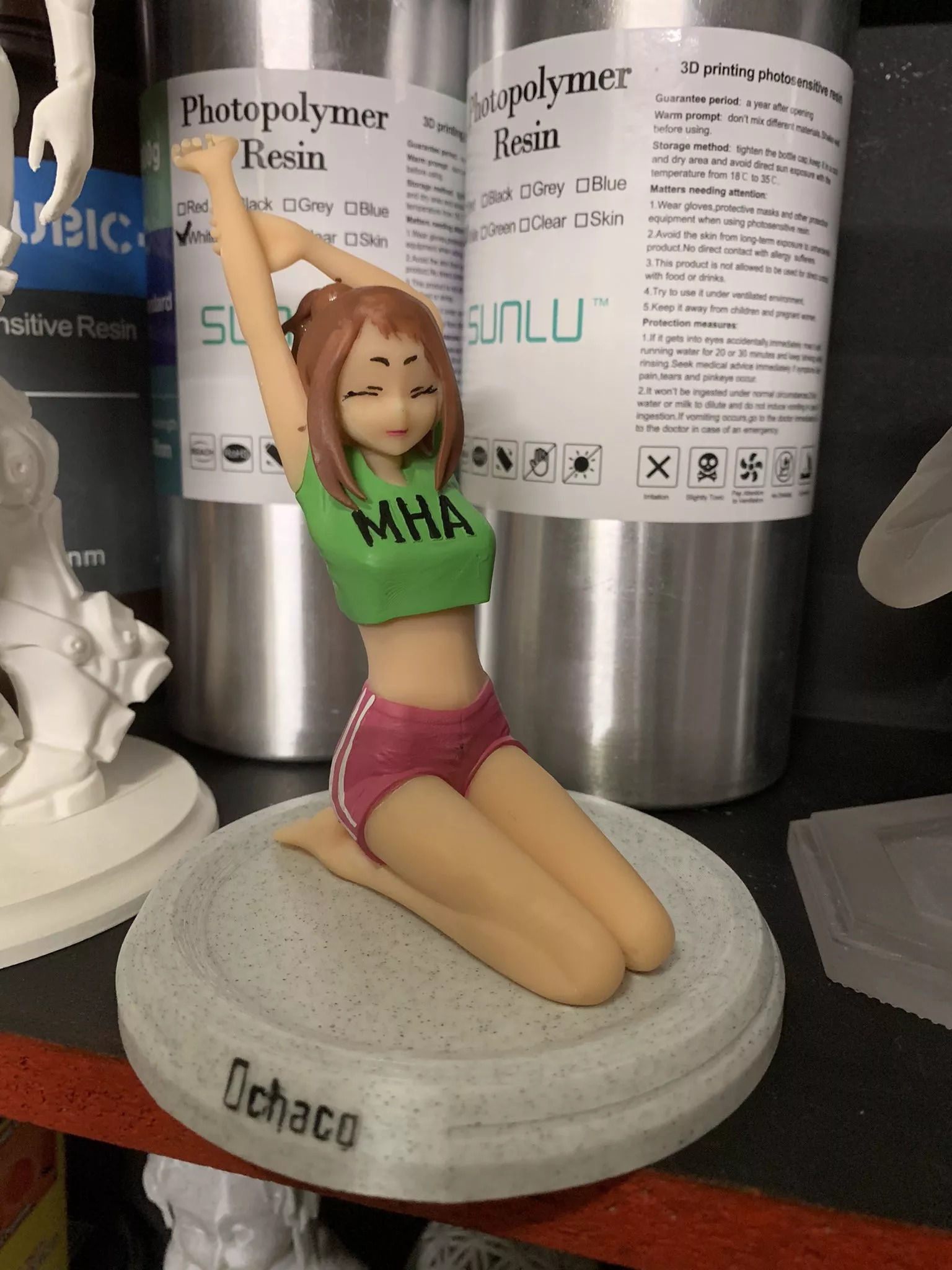 Ochaco - Morning stretches 3D print model_3
