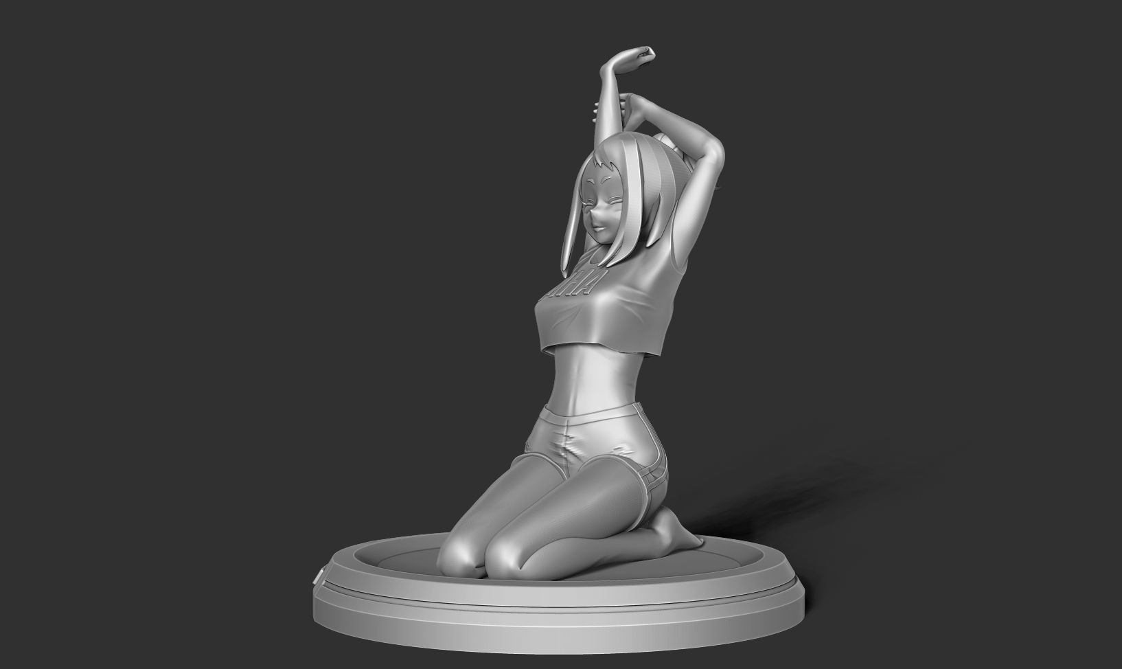Ochaco - Morning stretches 3D print model_13