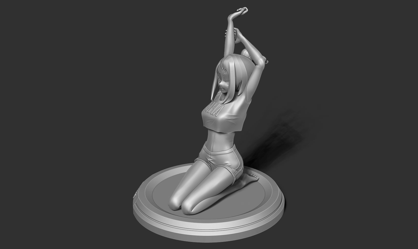 Ochaco - Morning stretches 3D print model_18