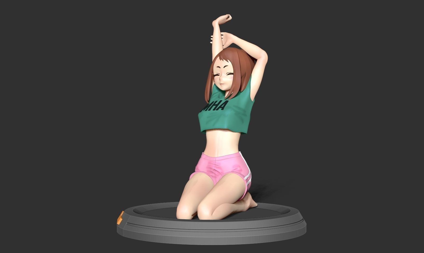 Ochaco - Morning stretches 3D print model_8
