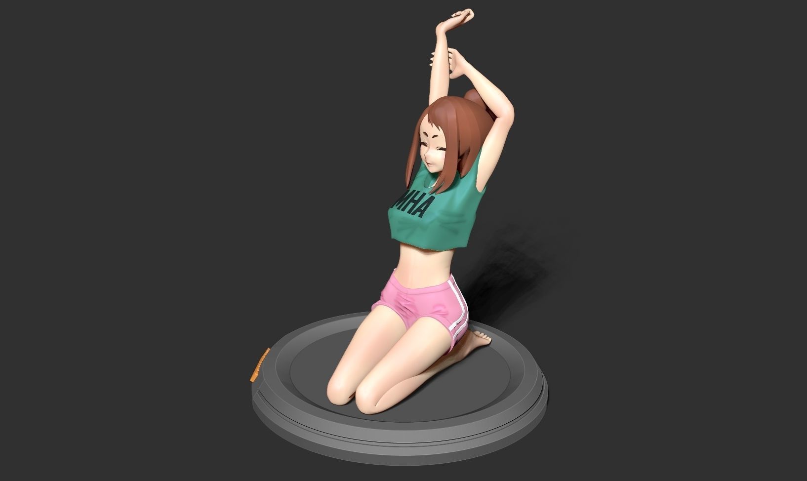 Ochaco - Morning stretches 3D print model_17