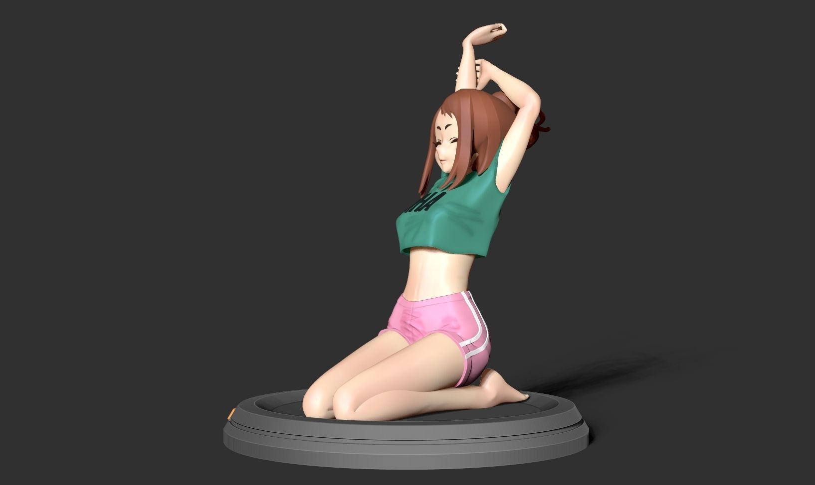 Ochaco - Morning stretches 3D print model_10