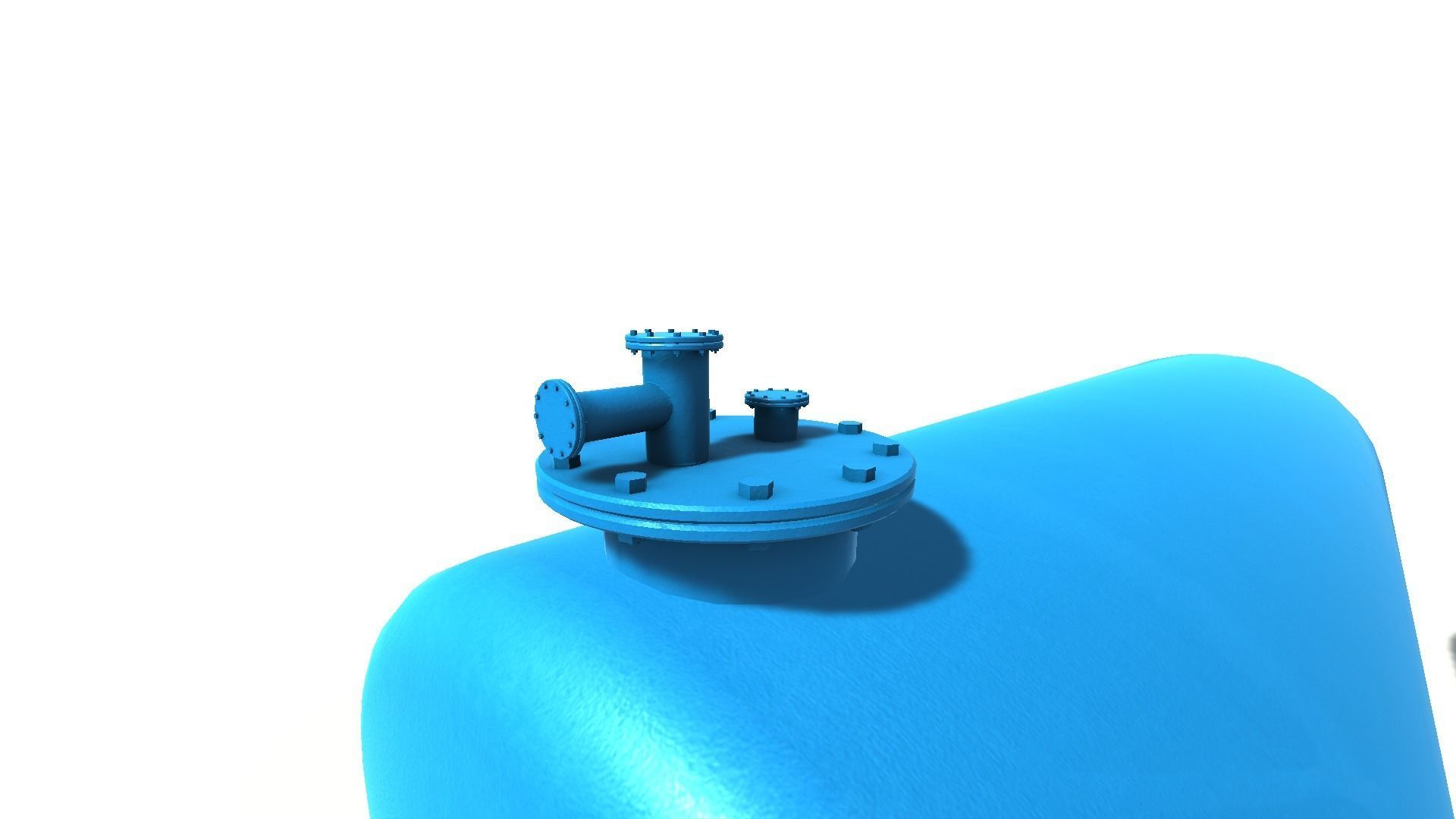 Horizontal tank 3D model_5