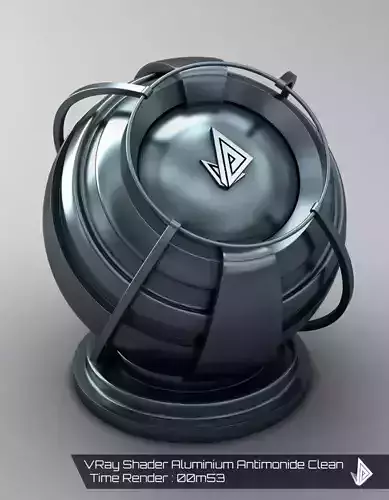 VRAY SHADER---METAL---Aluminium Antimonide Texture