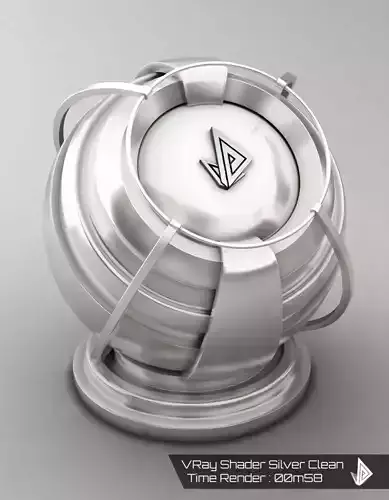 VRAY SHADER---METAL---Silver Texture