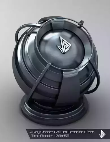 VRAY SHADER---METAL---Gallium Arsenide