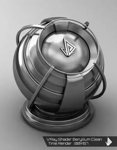VRAY SHADER---METAL---Berrylium Texture