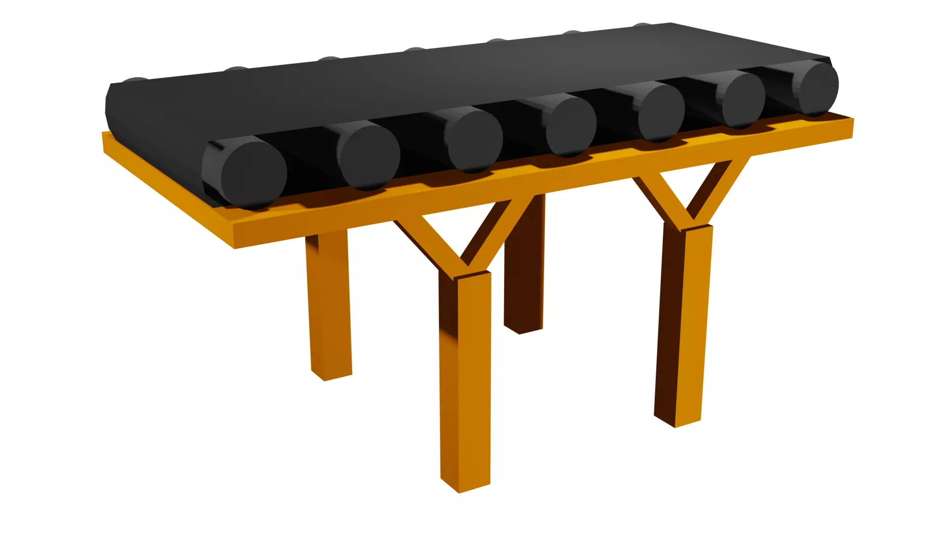 Assembly line Low Poly Free low-poly 3D model