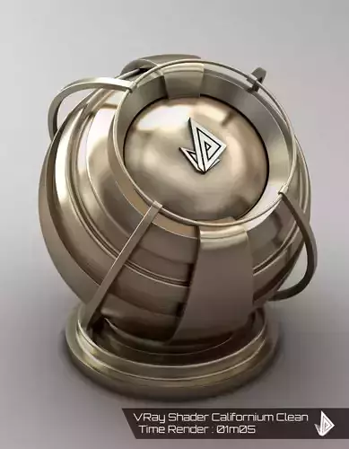 VRAY SHADER---METAL---Californium Texture
