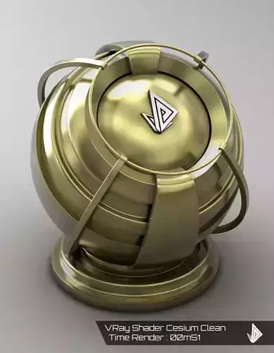 VRAY SHADER---METAL---Cesium Texture