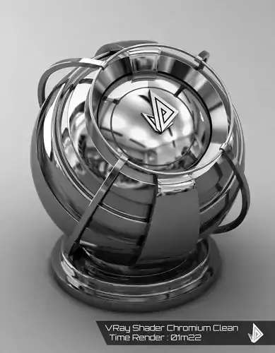 VRAY SHADER---METAL---Chromium Texture