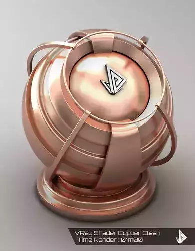 VRAY SHADER---METAL---Copper Texture