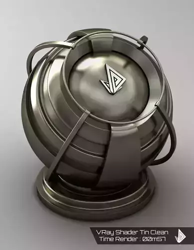 VRAY SHADER---METAL---Tin