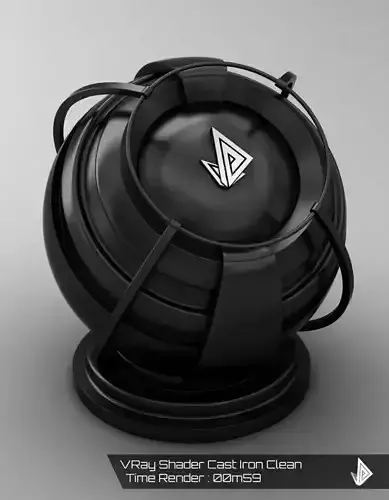 VRAY SHADER---METAL---Cast Iron Texture