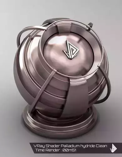 VRAY SHADER---METAL---Palladium Hydride