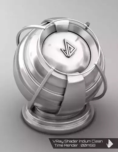 VRAY SHADER---METAL---Indium Texture