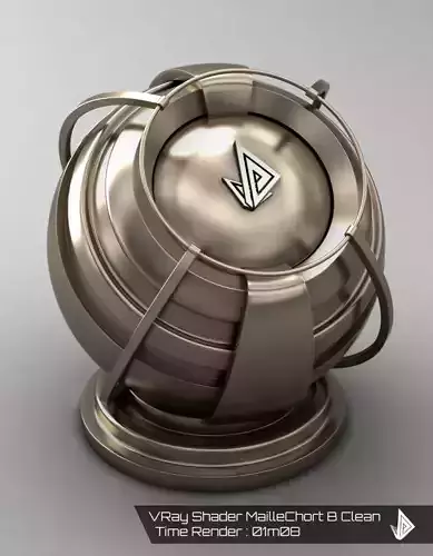 VRAY SHADER---METAL---Maillechort B