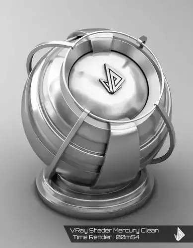 VRAY SHADER---METAL---Mercury