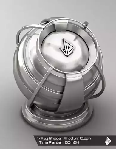 VRAY SHADER---METAL---Rhodium Texture