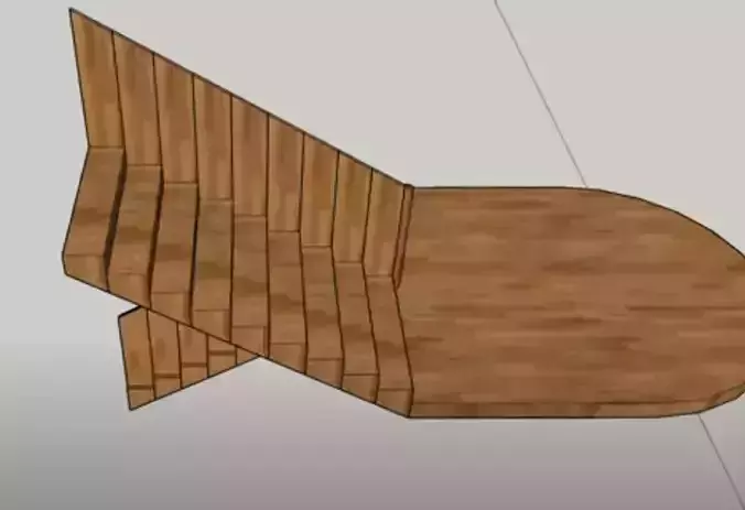 round stair 01 Free 3D model