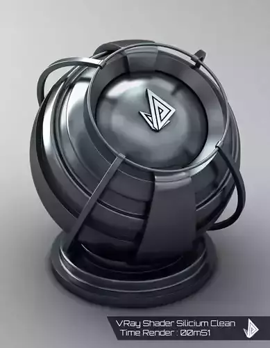 VRAY SHADER---METAL---Silicium