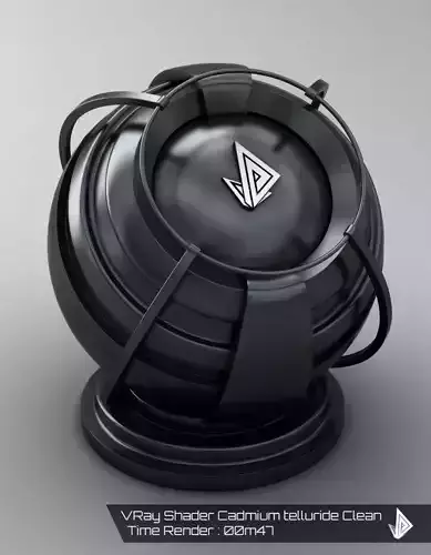VRAY SHADER---METAL---Cadmium Telluride Texture