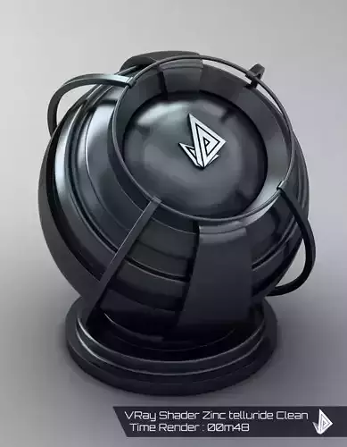 VRAY SHADER---METAL---Zinc Telluride