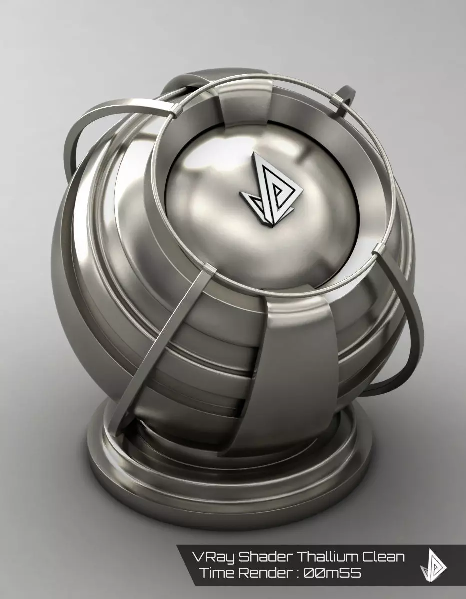 VRAY SHADER---METAL---Thallium Texture