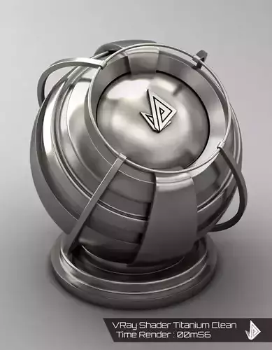 VRAY SHADER---METAL---Titanium