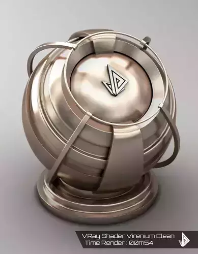 VRAY SHADER---METAL---Virenium Texture