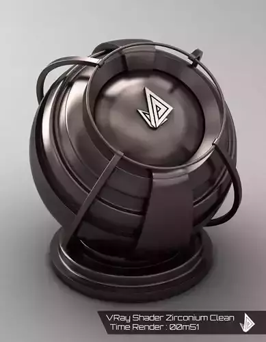 VRAY SHADER---METAL---Zirconium