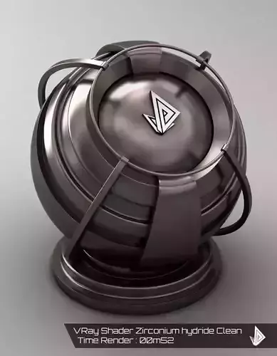 VRAY SHADER---METAL---Zirconium Hydride
