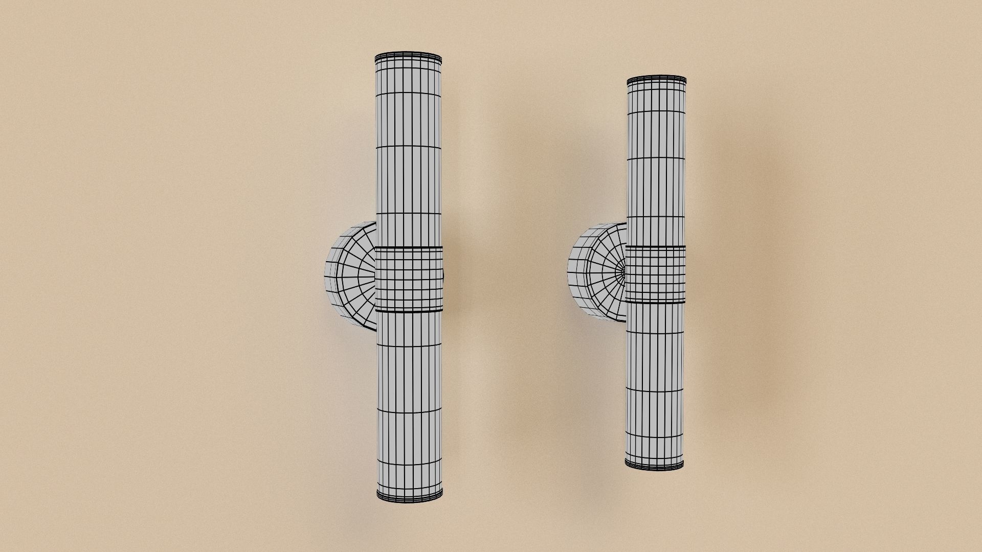 Wall Light  3D model_4