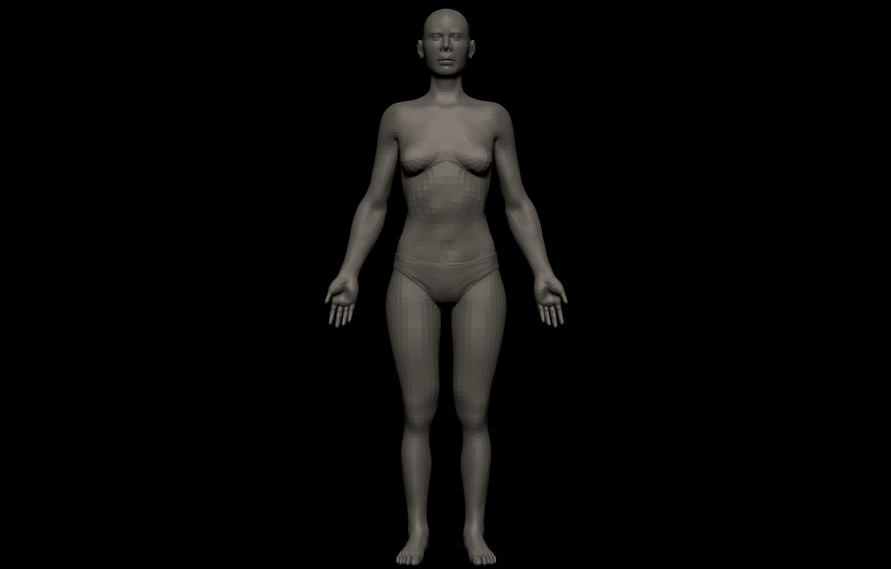 Ultimate Human Basemesh Collection _37