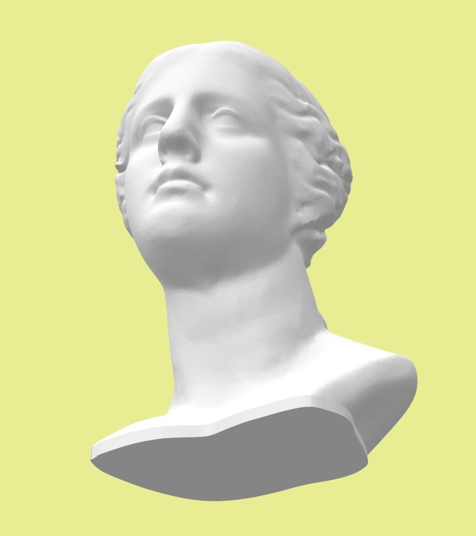 Venus bust - greek statue - 3d print model 3D print model_4