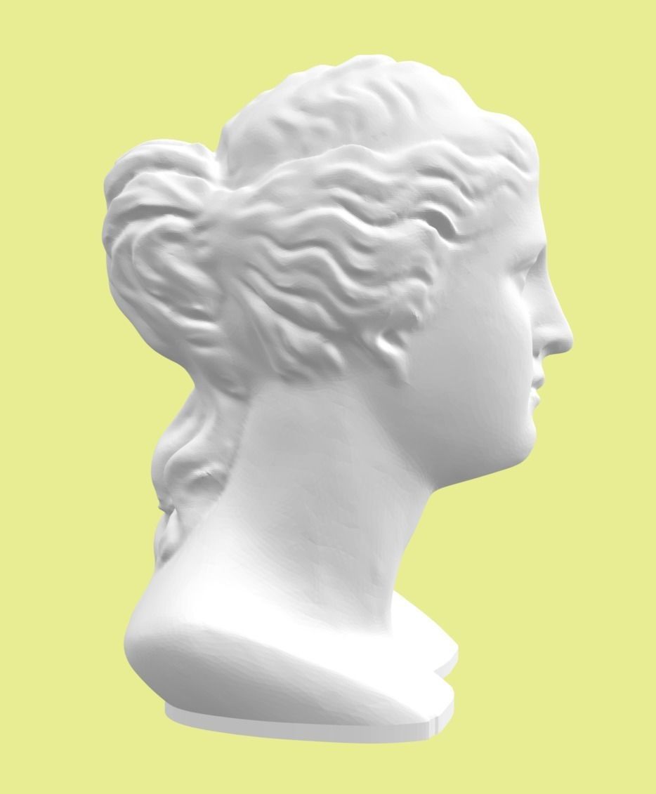 Venus bust - greek statue - 3d print model 3D print model_1