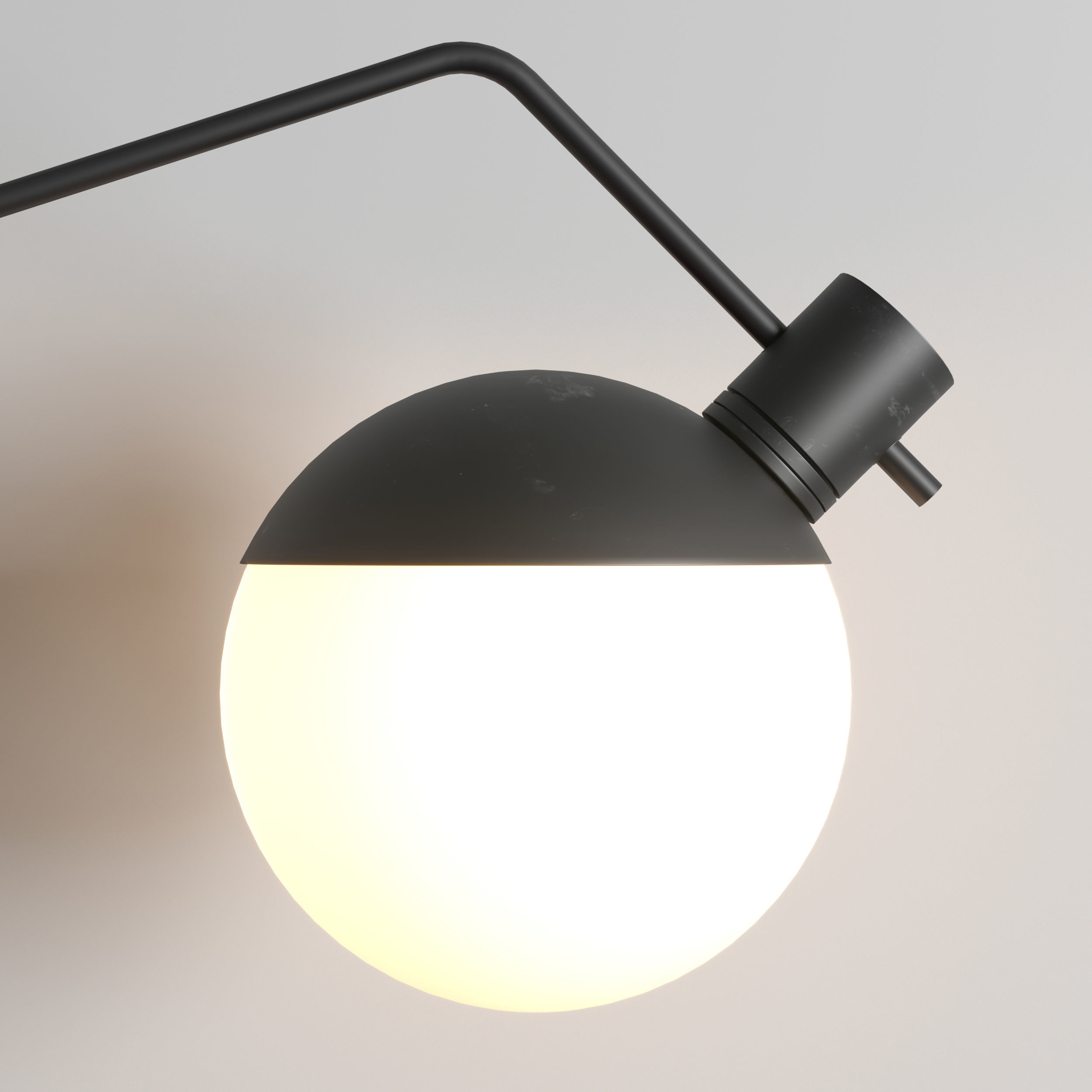 Grupa Baluna collection Black  Light wall light 3D model_3