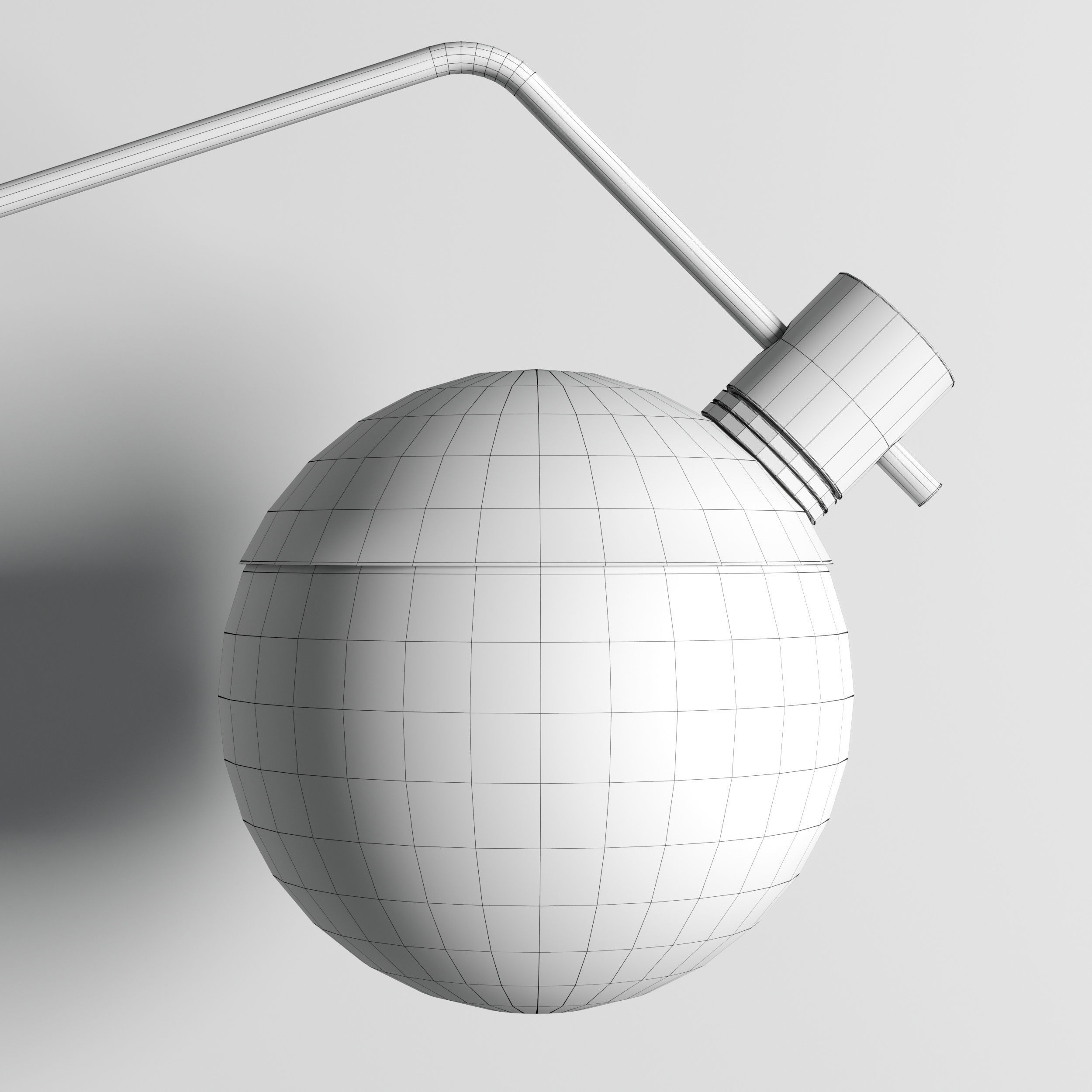 Grupa Baluna collection Black  Light wall light 3D model_5