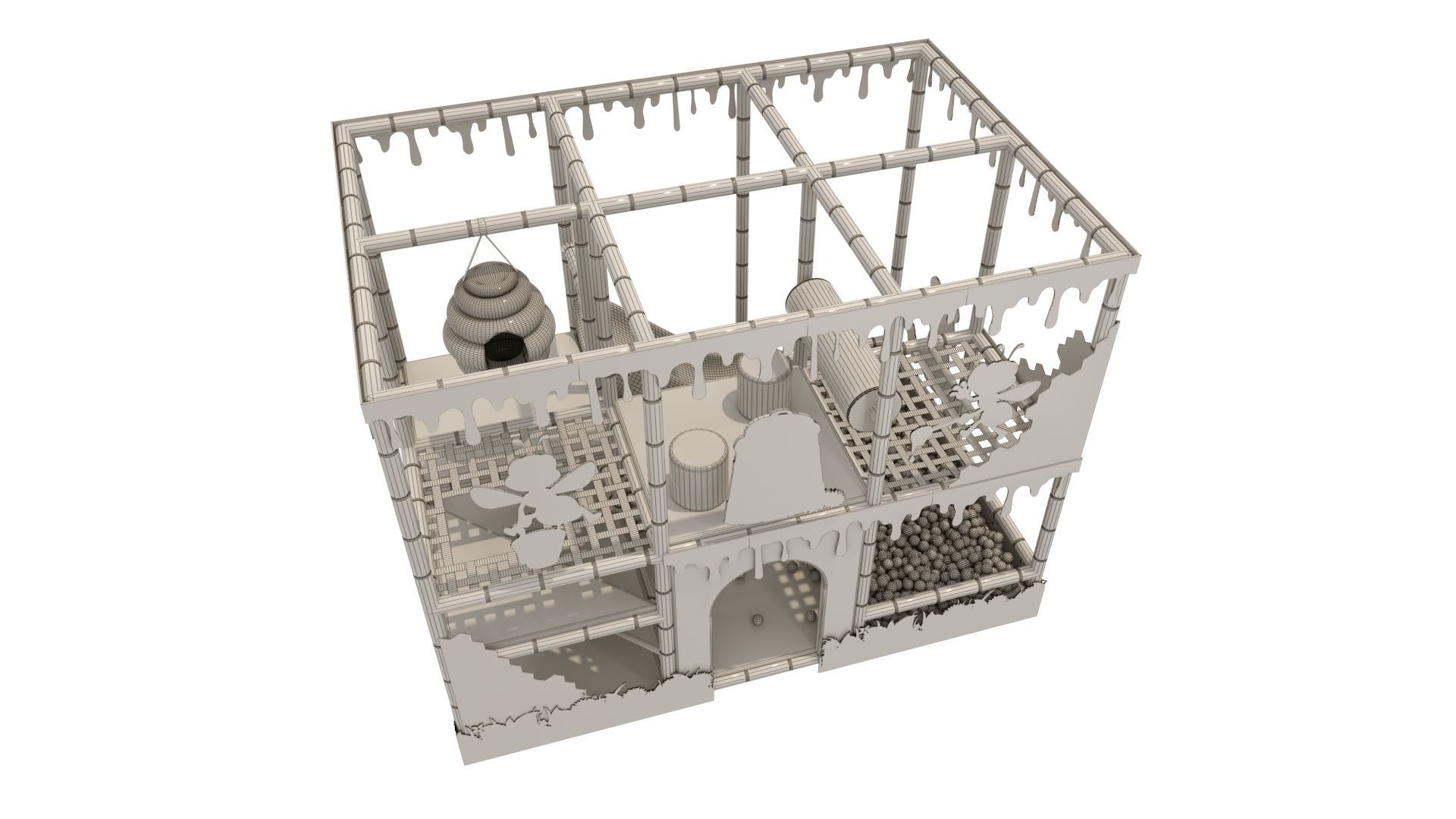 Game room 3D model_6