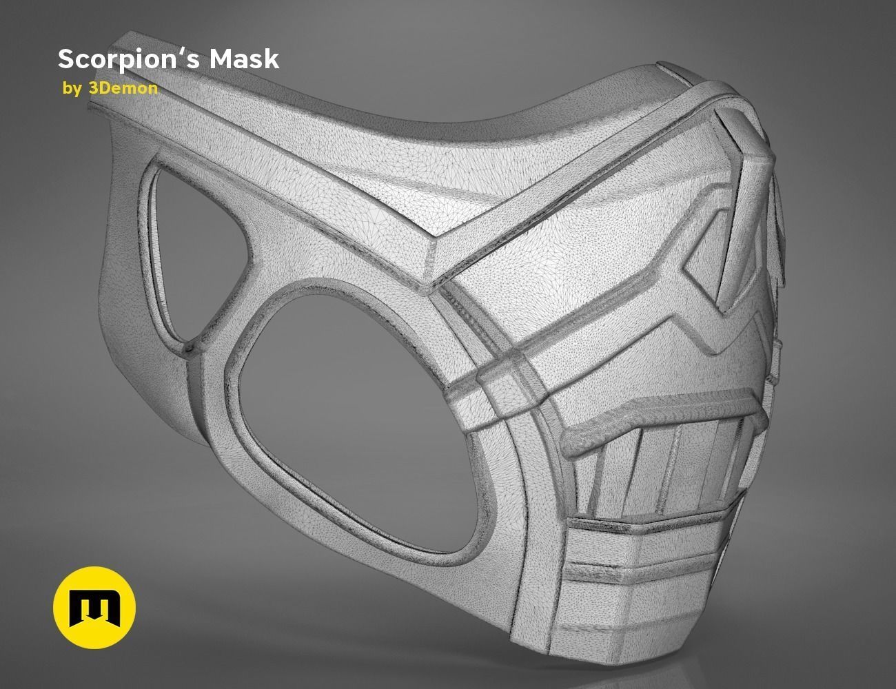 Scorpion Mask 3D print model_2