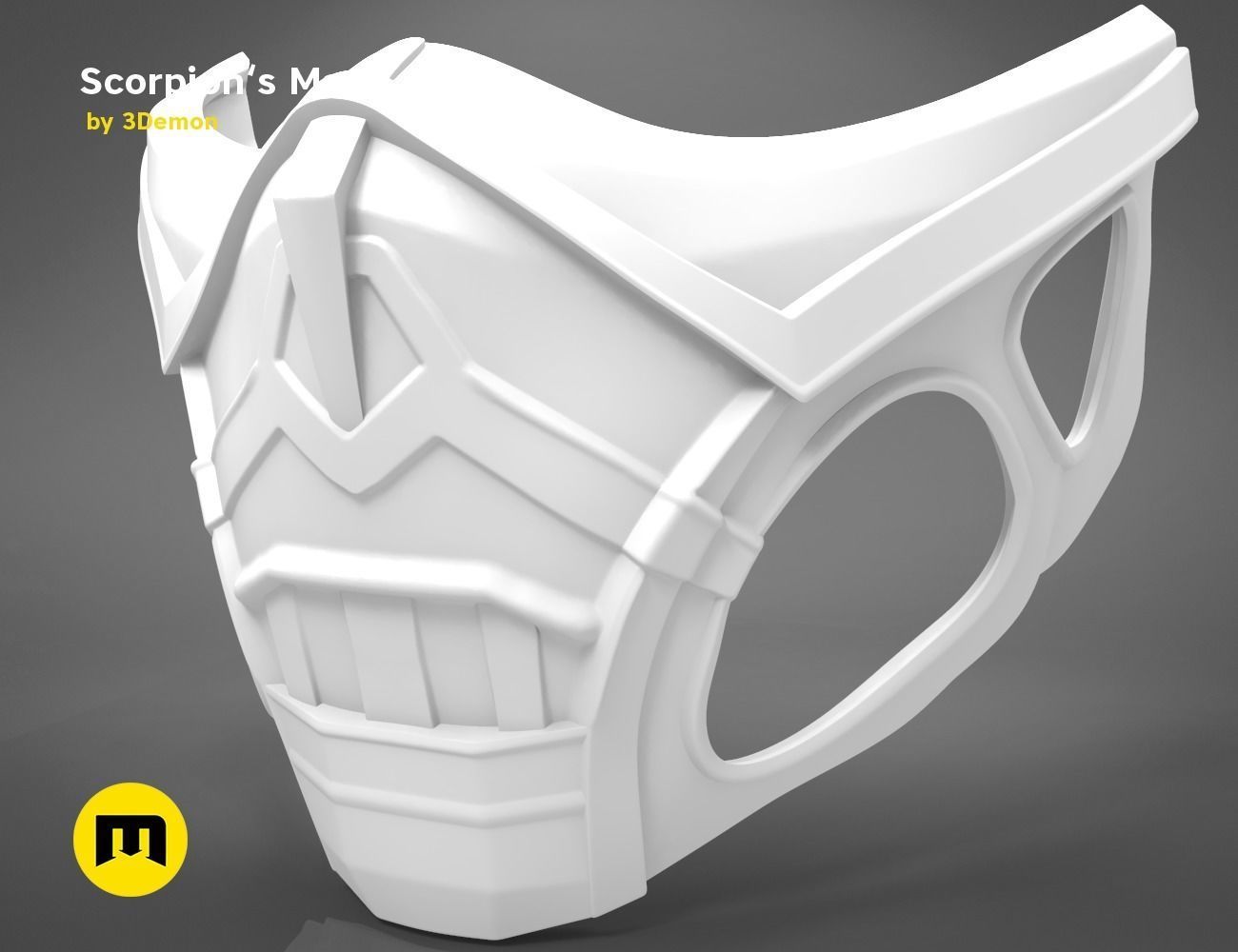 Scorpion Mask 3D print model_13