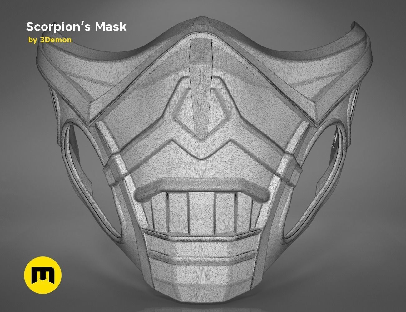 Scorpion Mask 3D print model_10