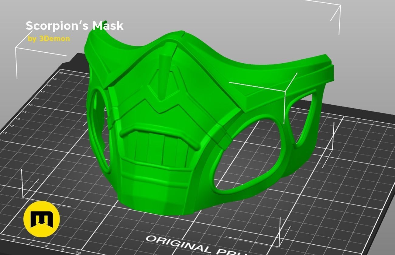 Scorpion Mask 3D print model_5